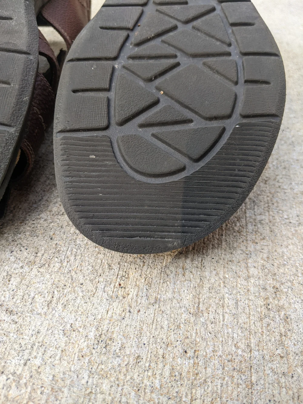 Clarks Brown Leather Men's Fisherman Sandals